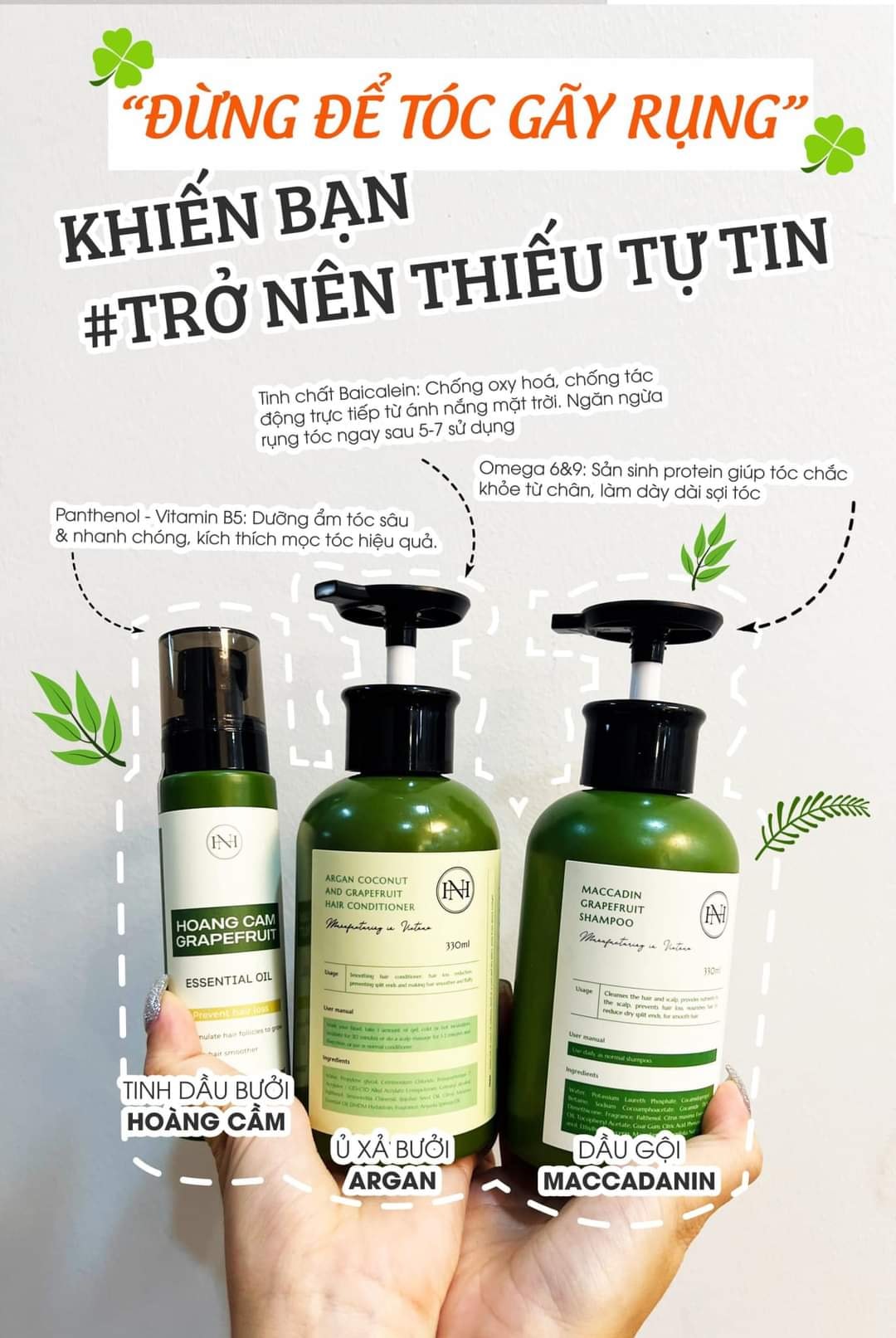 GIỚI THIỆU BỘ SẢN PHẨM CHĂM SÓC TÓC NGA HOÀNG