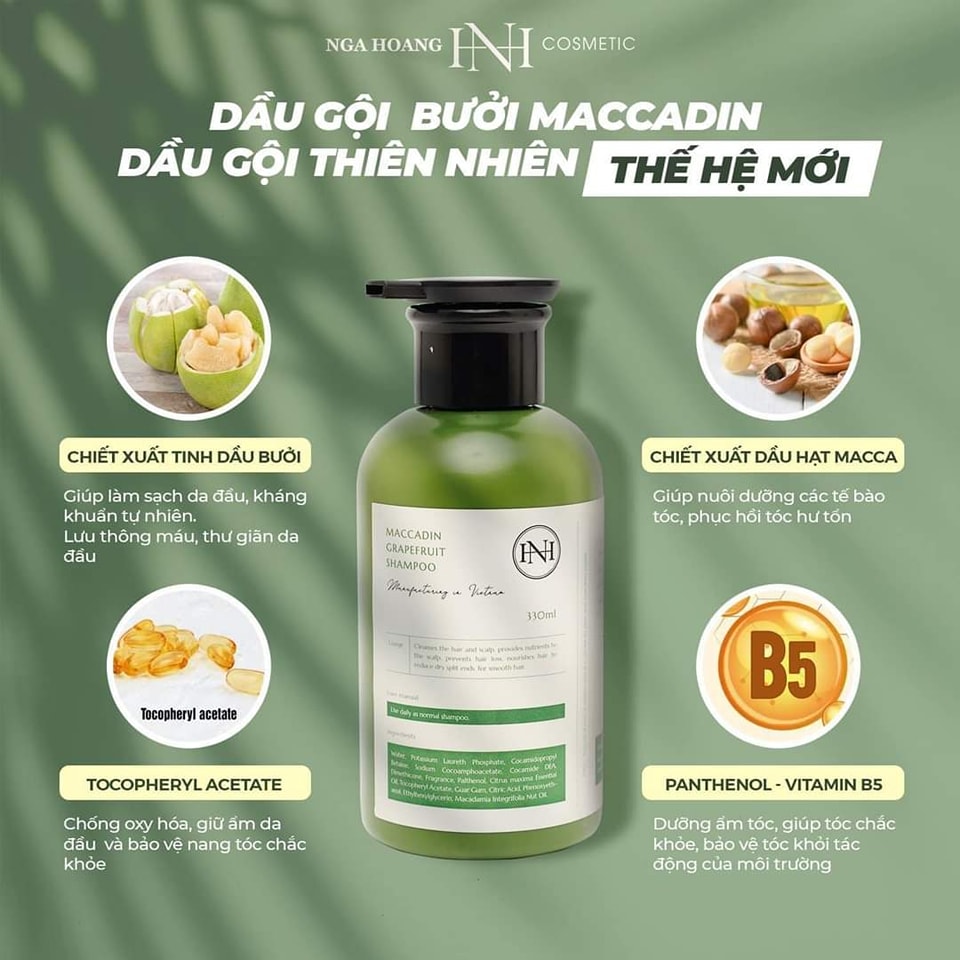 Dầu gội bưởi Maccadin