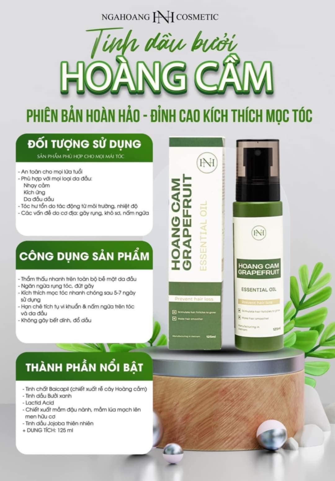Tinh dầu bưởi Nga Hoàng