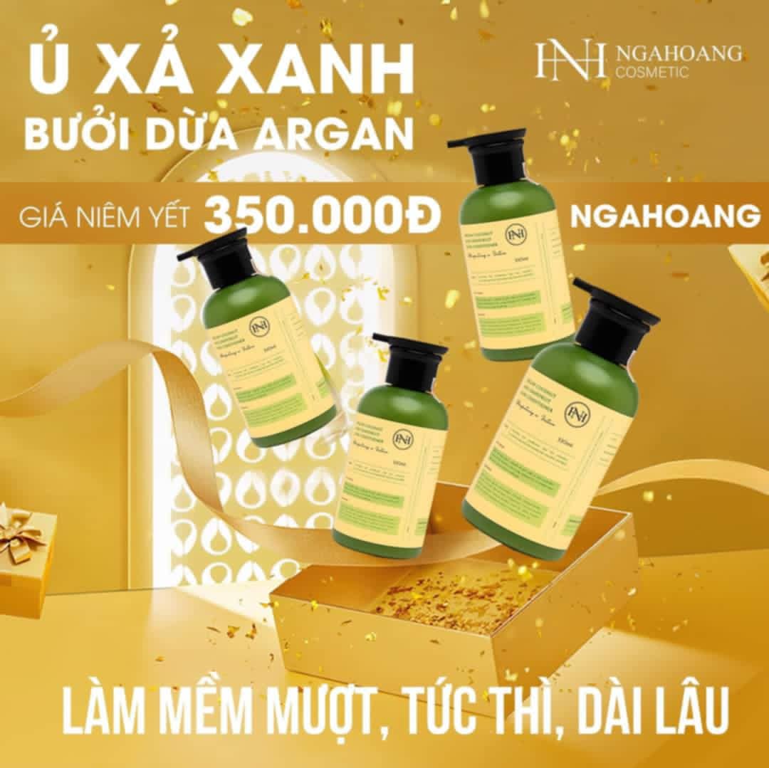 Ủ xả bưởi dừa - Mỹ phẩm thiên nhiên Nga Hoàng