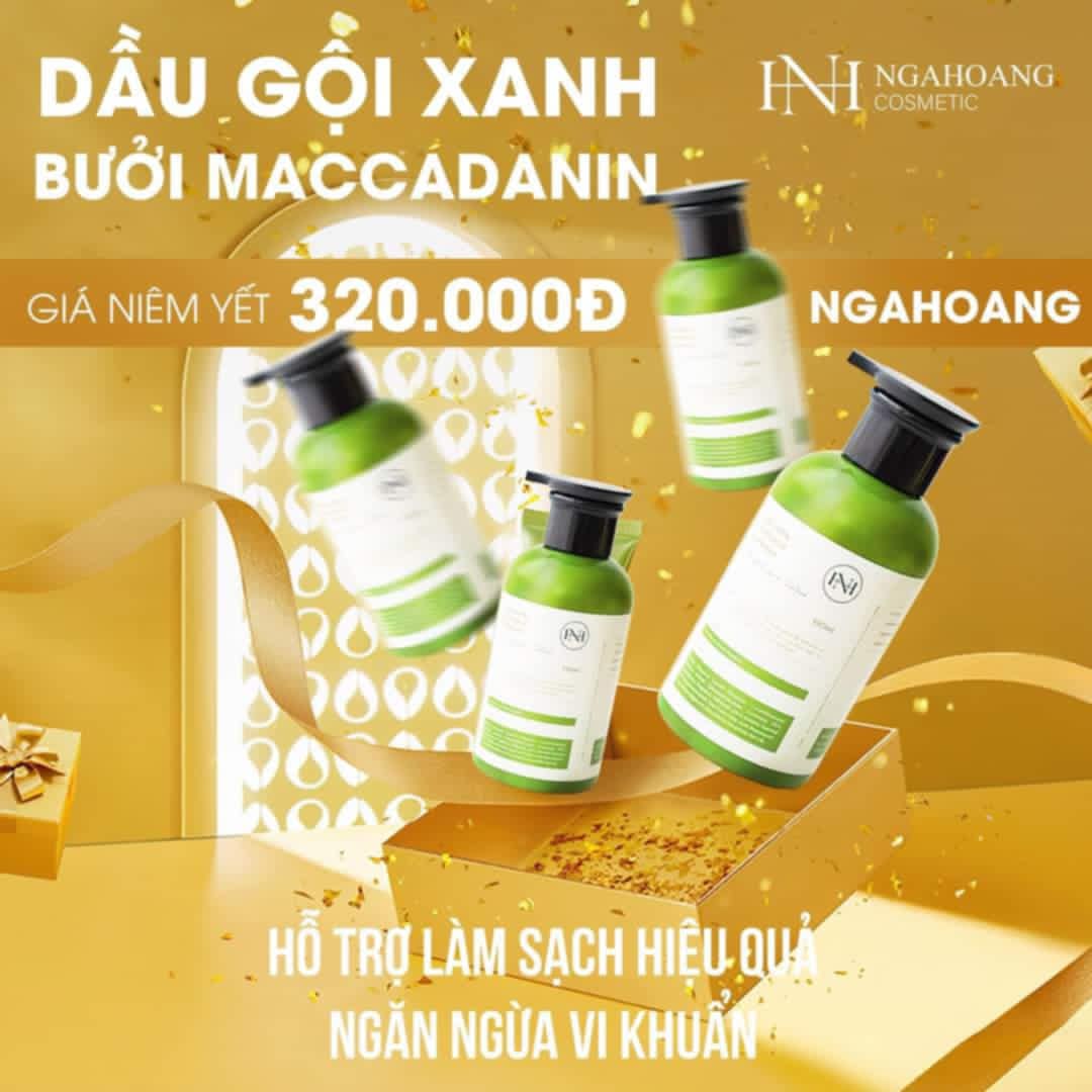 Dầu gội bưởi - Mỹ phẩm thiên nhiên Nga Hoàng